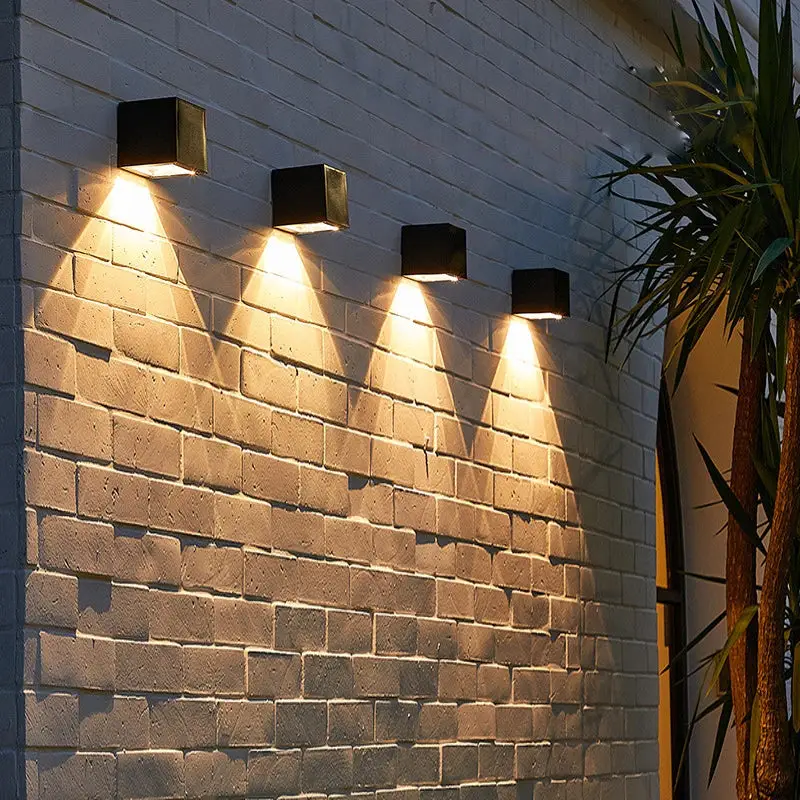 Outdoor solar wall light with motion sensor, ip65 waterproof Promotion