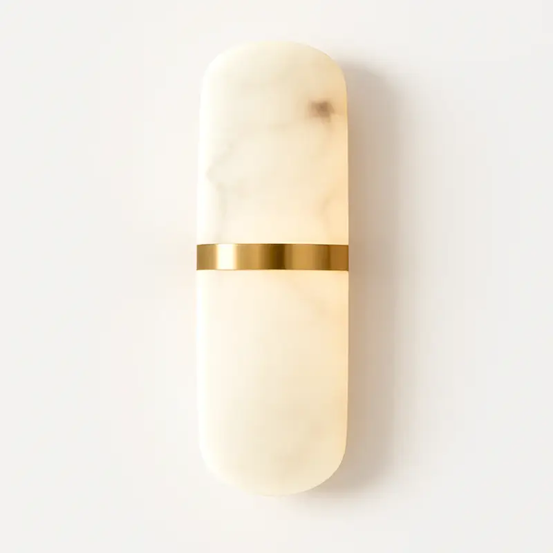 Led wall light 18w imitation marble semi-cylinder Bon Marché
