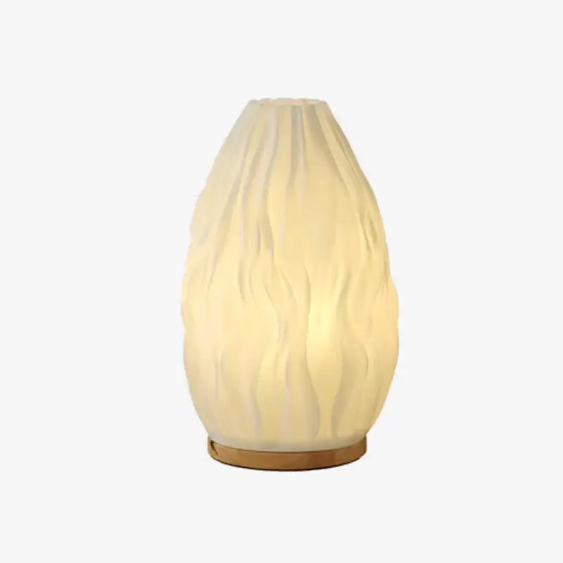 French cream style 3d printed lampshade table lamp Promotion