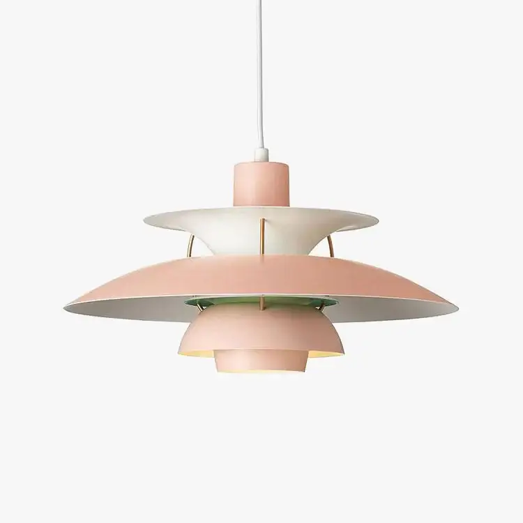 Offre Spéciale Modern colourful led umbrella pendant light nordic chandelier for d…