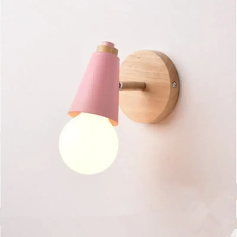Seulement Aujourd'hui Nordic simple wall lamp for children's room, bedroom, bedside, ...