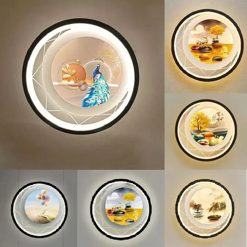 Solde Modern round led wall light