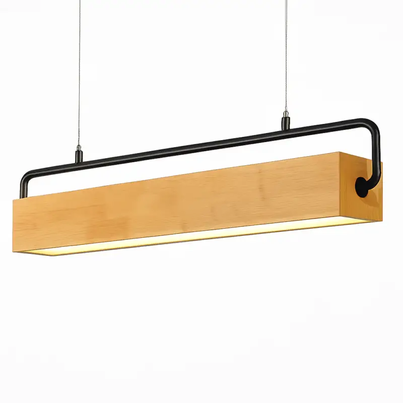 Prix Promo Nordic wood led pendant light for dining room, living room, kitchen...