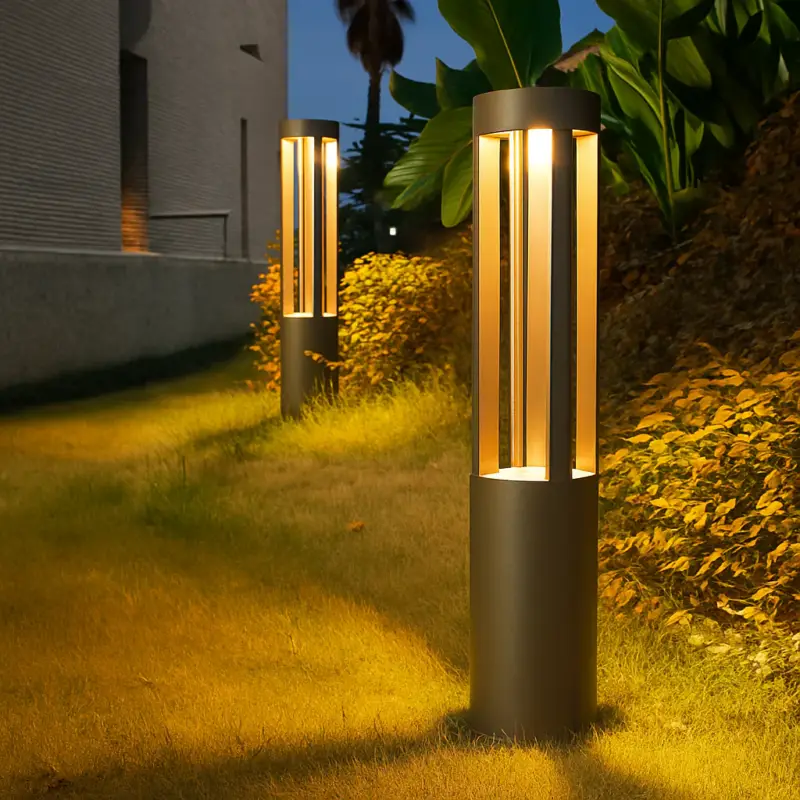 Outdoor landscape led bollard light for garden, lawn, villa and pat... Bon Marché