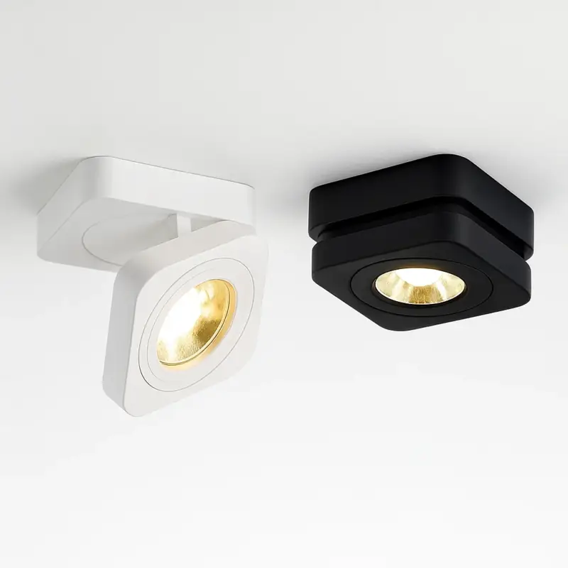 Led ceiling light spot 360 degree rotation downlights ac85-265v 7w ... Dernière Chance