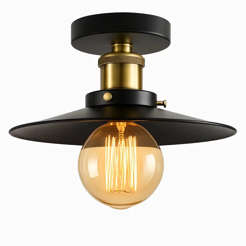 Industrial vintage ceiling light retro chandelier for interiors res... Marque
