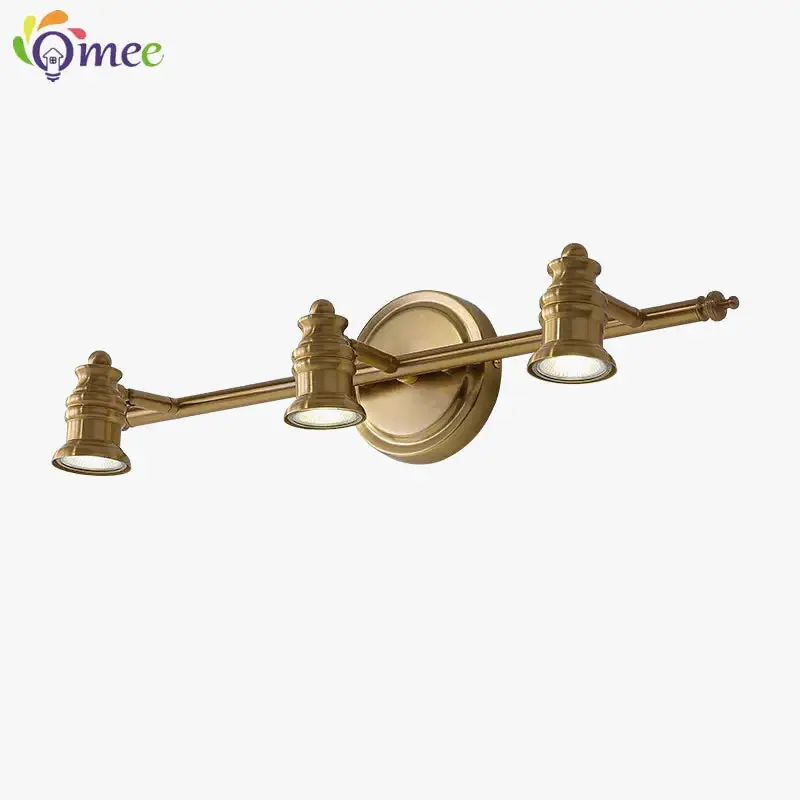 Vintage led bathroom mirror wall light, 2/4 heads, bronze or black,... Prix Bas