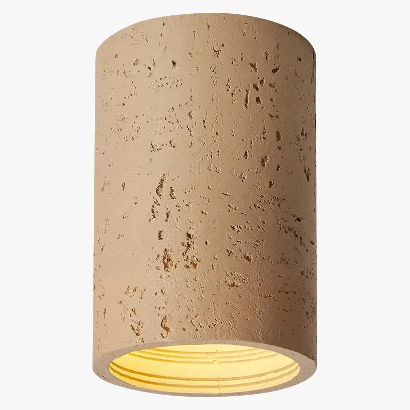 Seulement Aujourd'hui Wabi-sabi style resin led ceiling light for living room, bedroom, h...