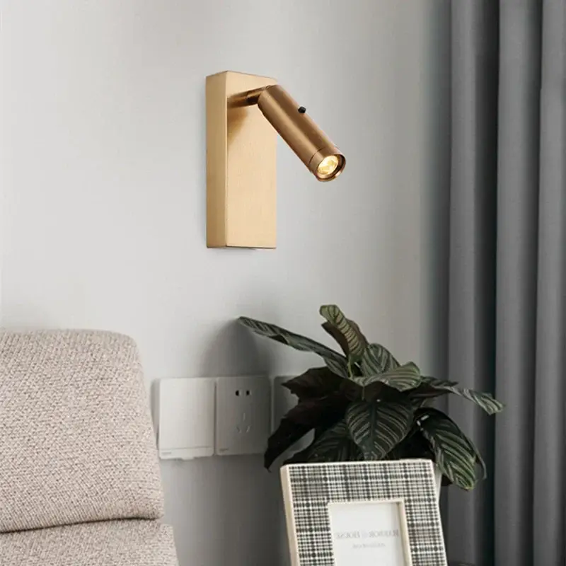 Jusqu'à Épuisement Des Stocks 3w led reading wall lamp with switch and usb charging port, 350 deg...