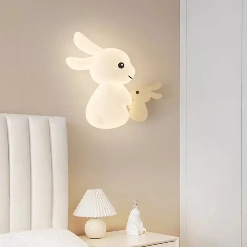 Acheter Direct Cute rabbit led wall lamp for children's bedroom nursery modern...