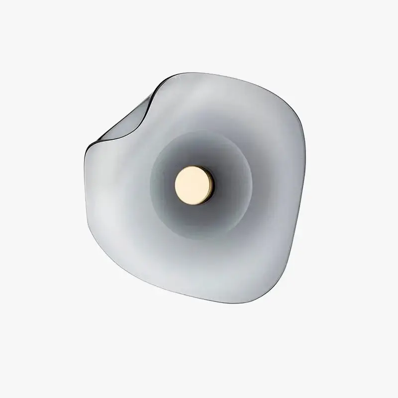 Commande En Gros Round grey glass wall light