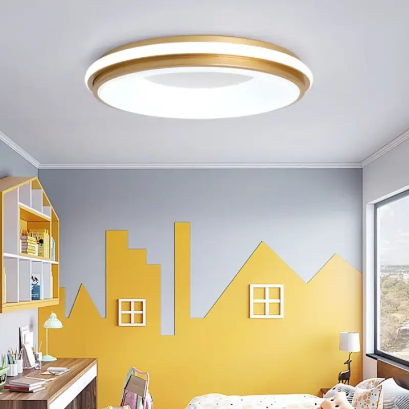 Modern nordic led macaron circular ceiling light for bedroom, child... Offre Du Jour