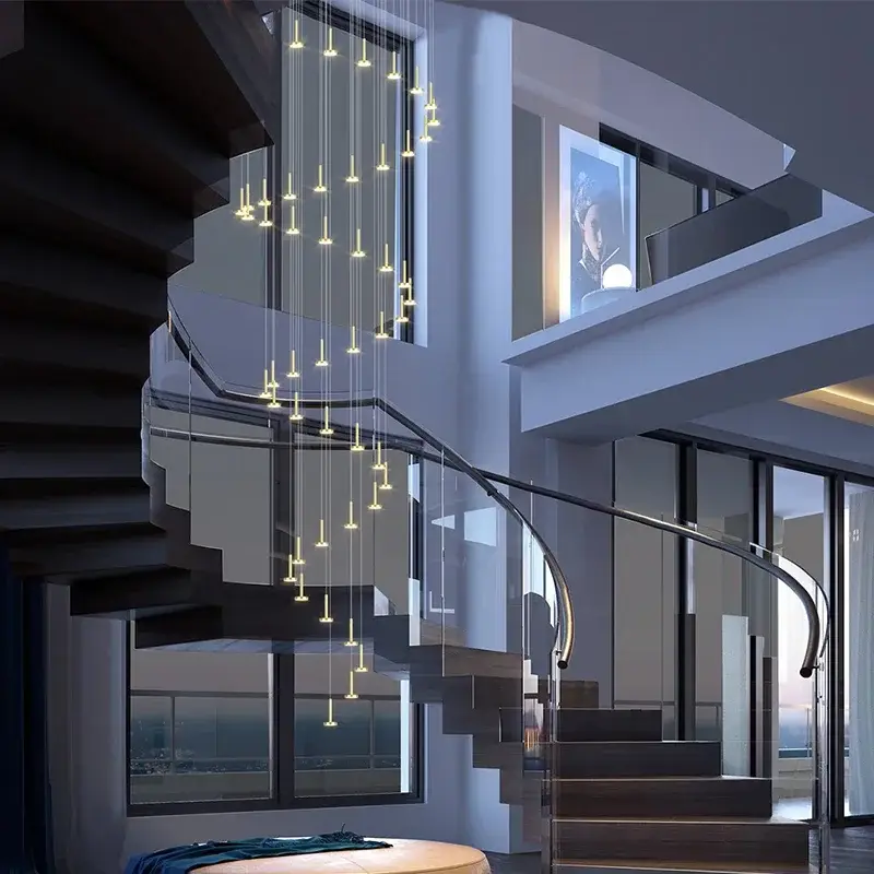 Meilleur Prix Starry sky meteor shower ceiling chandelier for villa or shop