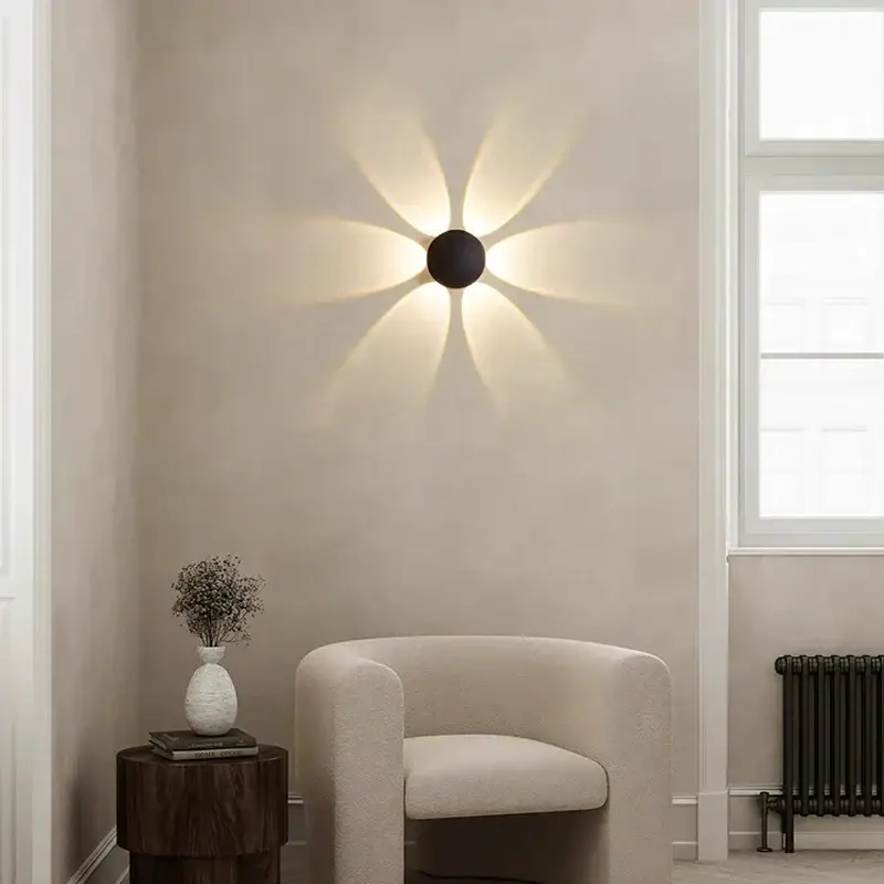 Haute Qualité Hemisphere four-way up and down led wall light 4w for bedside, hall...
