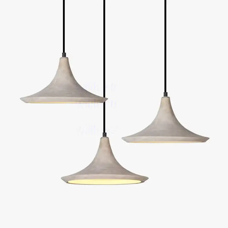 Affaire À Saisir Nordic natural concrete pendant light for dining room, restaurant, ...