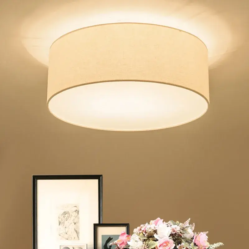 Haute Qualité Simple nordic fabric ceiling light