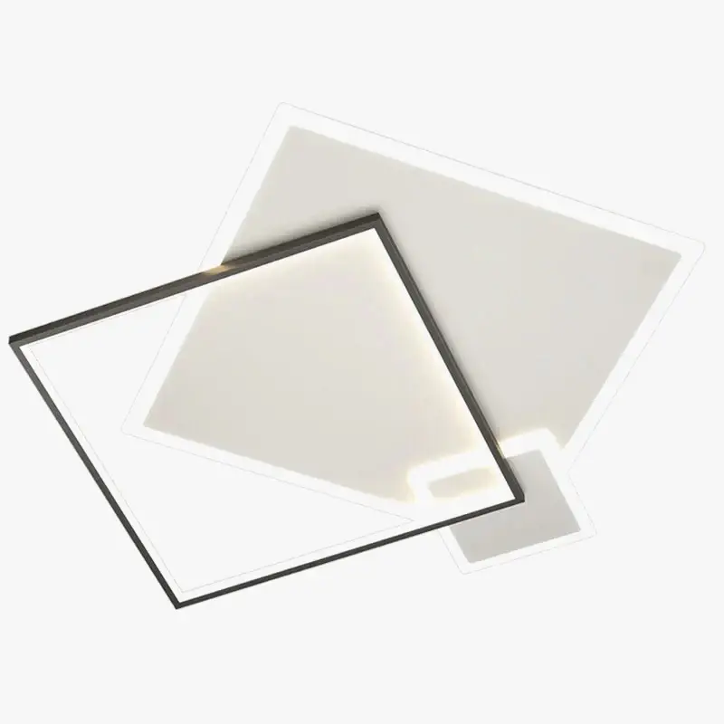Top Vente Modern led wrought iron and acrylic ceiling light for living room, ...