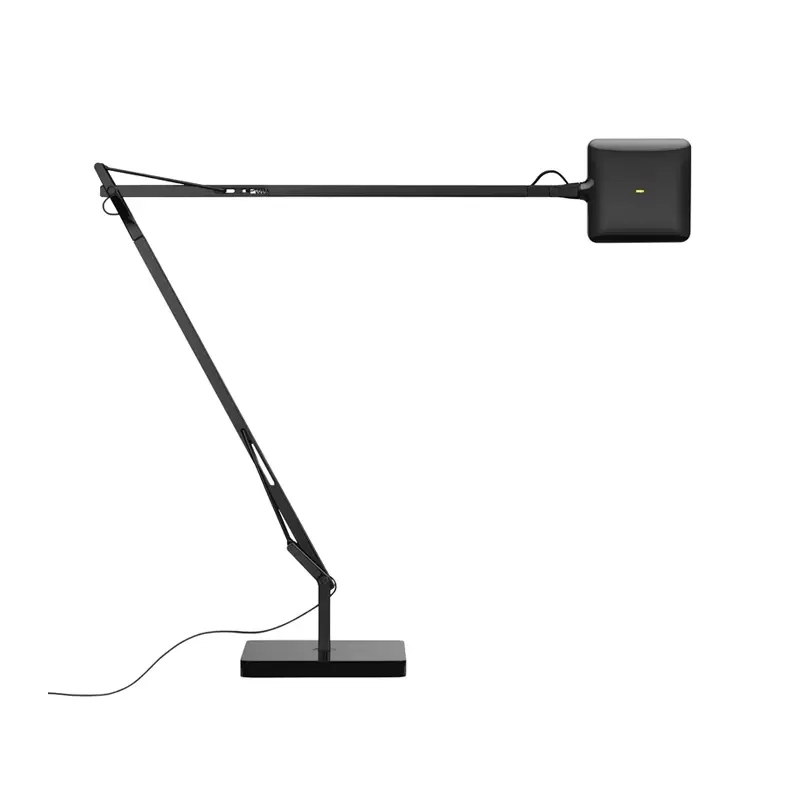Prix Réduit Lampe de bureau KELVIN LED BASE NoirFLOS