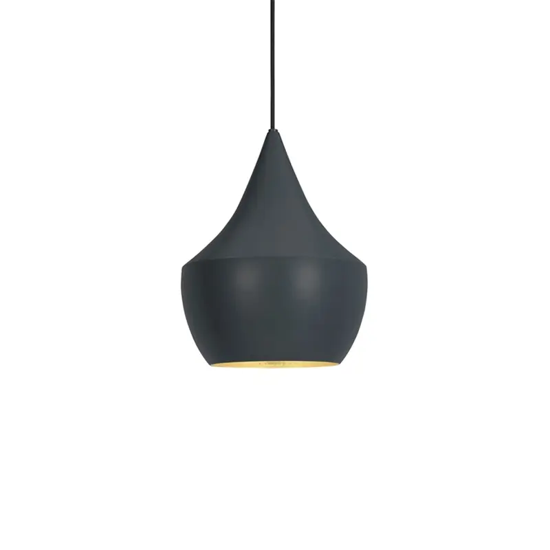 Pendant Light BEAT LIGHT FAT Black/ brassTOM DIXON Prix Bas