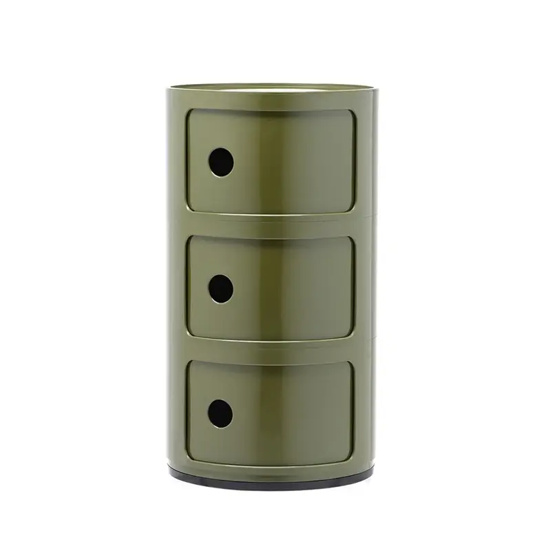 Promotion Saisonnière Meuble de rangement COMPONIBILI 3 tiroirs VertKARTELL