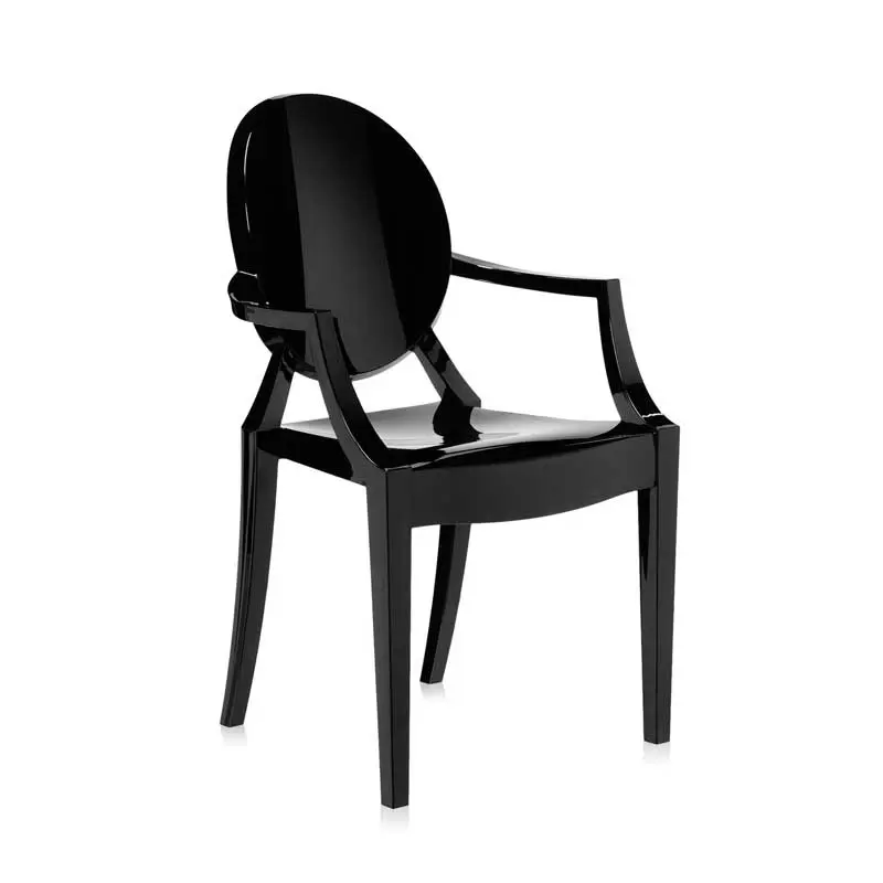 Dining Chair LOUIS GHOST High Gloss BlackKARTELL Achat Immédiat