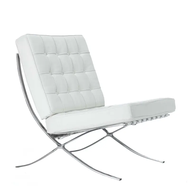 Fauteuil BARCELONA BlancKNOLL Vente Flash