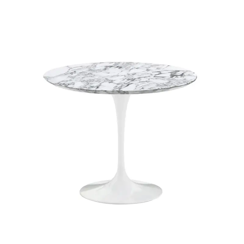 Nouvelle Collection Table SAARINEN Marbre Arabescato satiné matKNOLL