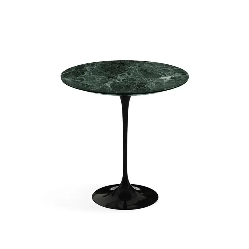 Top Vente Table d&rsquo;appoint guéridon SAARINEN Marbre Verde Alpi satiné matKNOLL