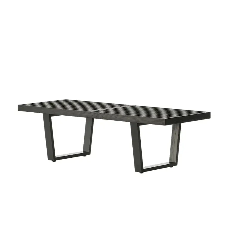 Remise Banc NELSON BENCH Frêne noirVITRA