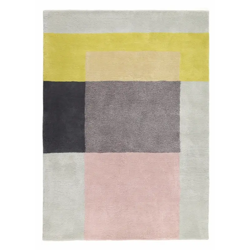 Rug Carpet COLOUR 5 Grey, pink, yellowHAY Authentique