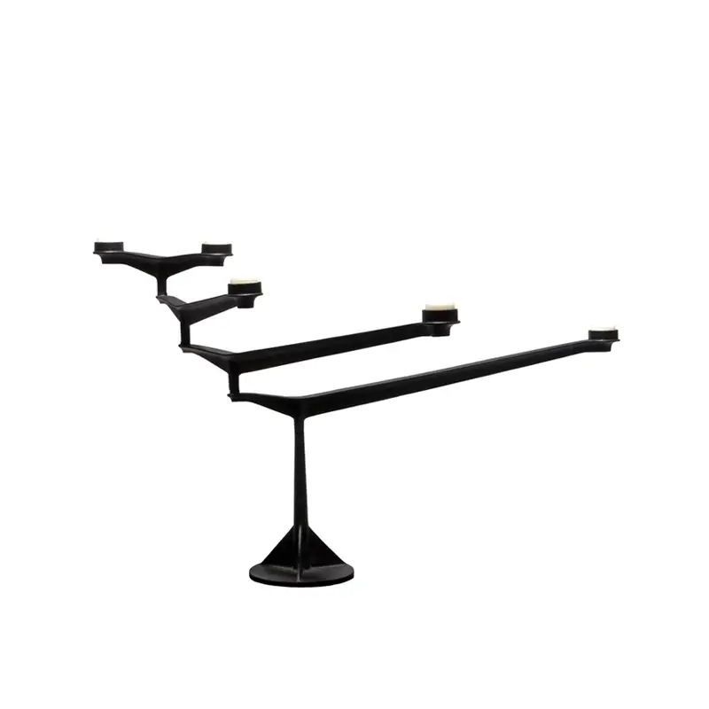 Candle Holder, Candlestick and Candle SPIN Candelabra BlackTOM DIXON Commander Maintenant