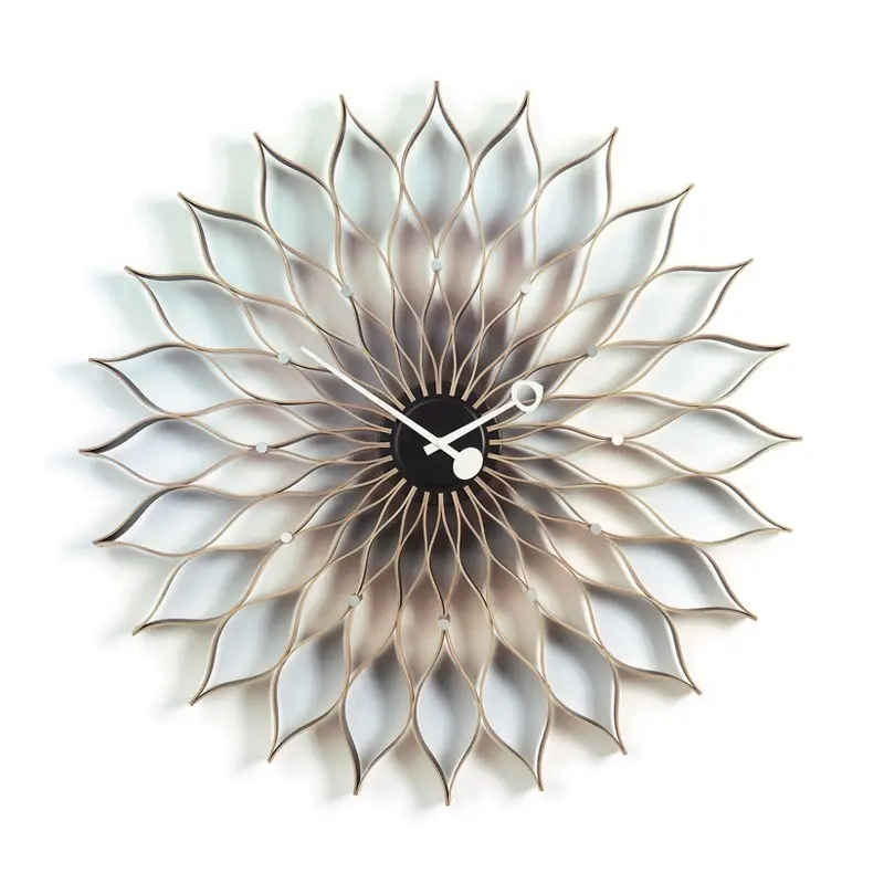 Achetez Aujourd&rsquo;hui Horloge Horloge SUNFLOWER CLOCK Bois naturelVITRA