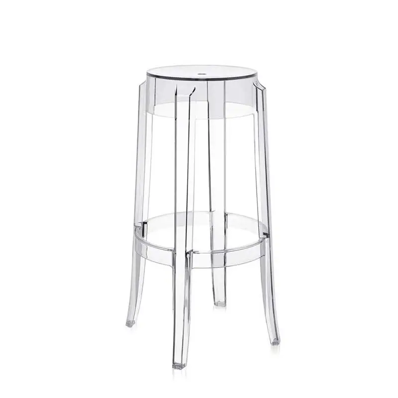 Satisfait Ou Remboursé Tabouret haut CHARLES GHOST CristalKARTELL