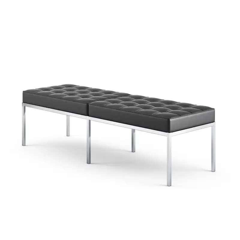 Commande En Gros Designer Bench FLORENCE KNOLL BlackKNOLL
