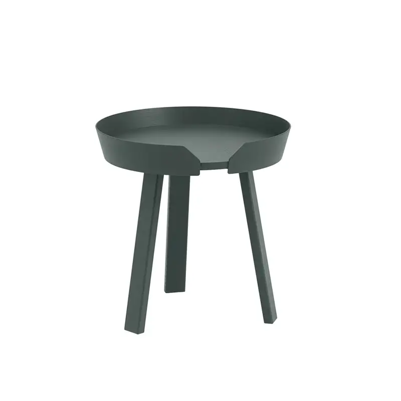 Offre Exclusive Table d'appoint guéridon AROUND S Vert foncéMUUTO