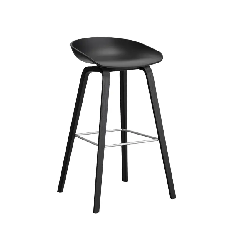 Vente Directe Bar Stool ABOUT A STOOL AAS 32 H75 BlackHAY