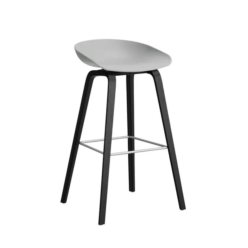 Prix Réduit Tabouret haut ABOUT A STOOL AAS 32 H75 Concrete greyHAY