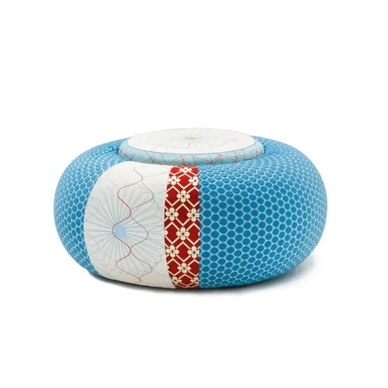 Retour Gratuit Pouffe SUSHI DONUT POUF TONDO 94 Blue, redMOROSO