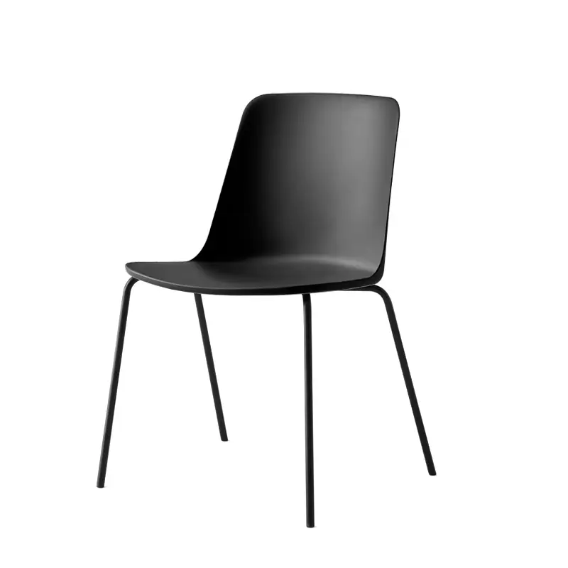 Soldes Dining Chair RELY HW65 BlackAND TRADITION