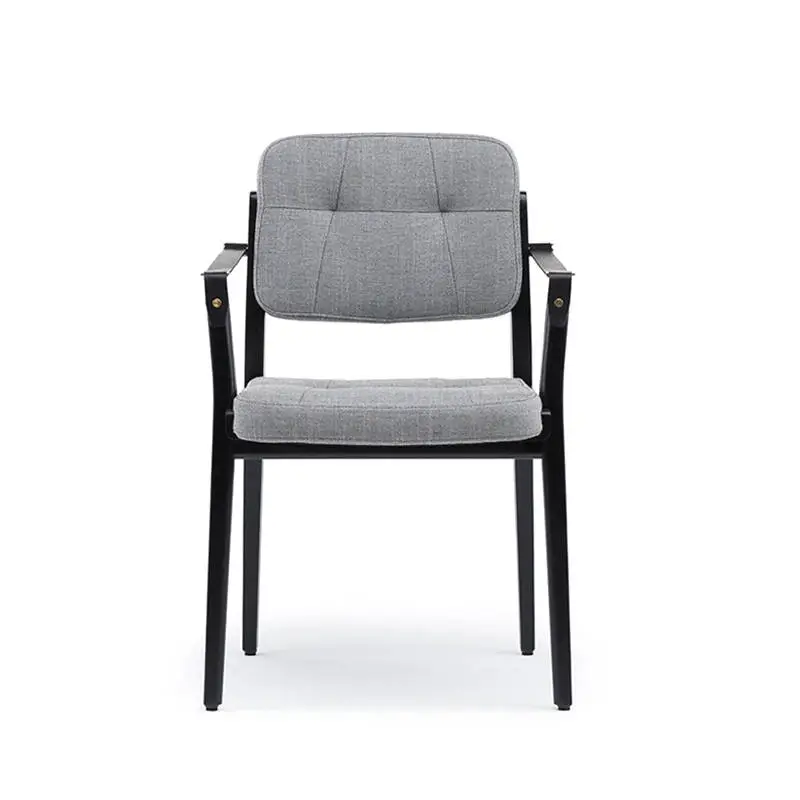 Réduction Dining Chair CAPO with armrests Ash painted black / Sunniva 242DE LA ESPADA