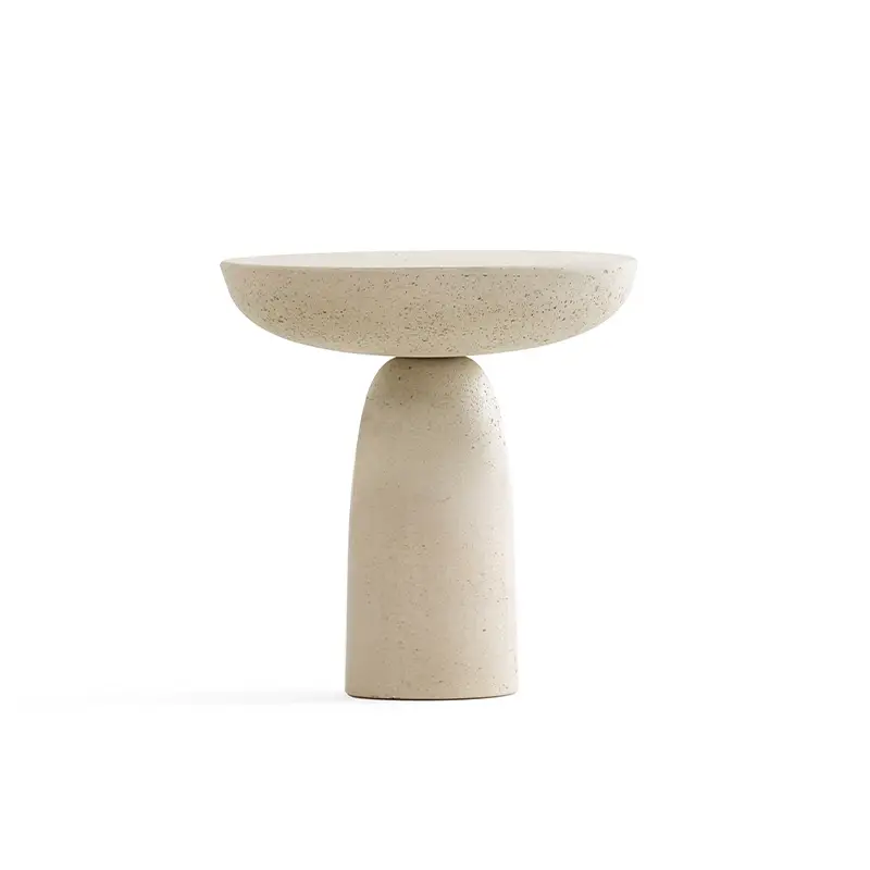 Nouveauté Table d'appoint guéridon OLO Ø 50 IvoireMOGG