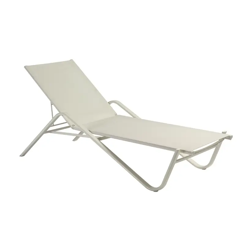 Outdoor Bench and Sunlounger HOLLY WhiteEMU Vente Directe