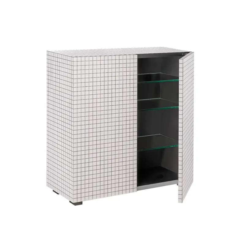 Storage Unit QUADERNA sideboard L 102 WhiteZANOTTA Prix Bas