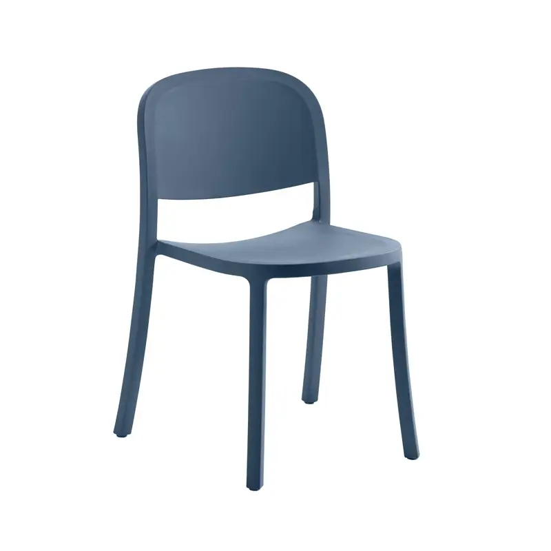 Dining Chair 1 INCH RECLAIMED BlueEMECO Pas Cher
