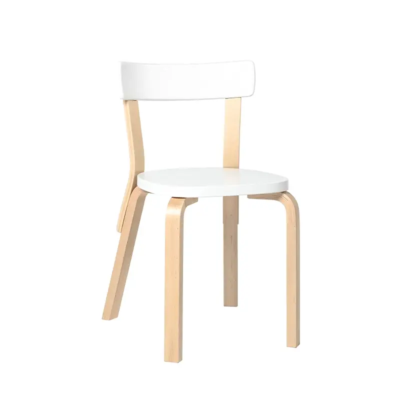 Dining Chair 69 White/ birchARTEK Dernière Chance