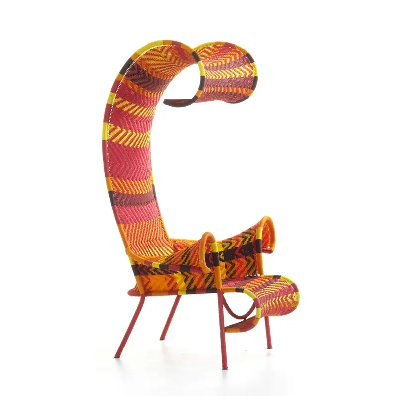 Satisfait Ou Remboursé Fauteuil M'AFRIQUE - SHADOWY Rouge, orange, jauneMOROSO