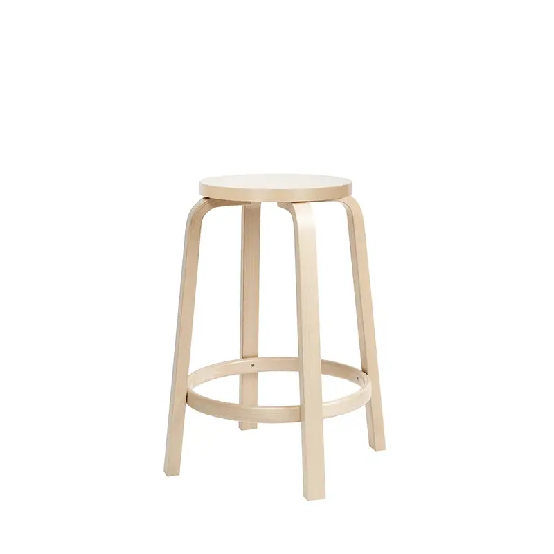 Prix Choc Tabouret haut 64 Bouleau / BlancARTEK