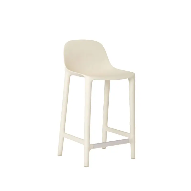 Tabouret haut BROOM STOOL BlancEMECO Meilleure Vente