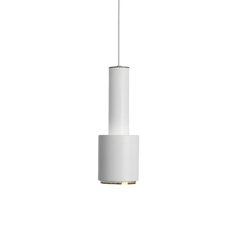 Vente Directe Pendant Light A110 HAND GRENADE White/ brassARTEK