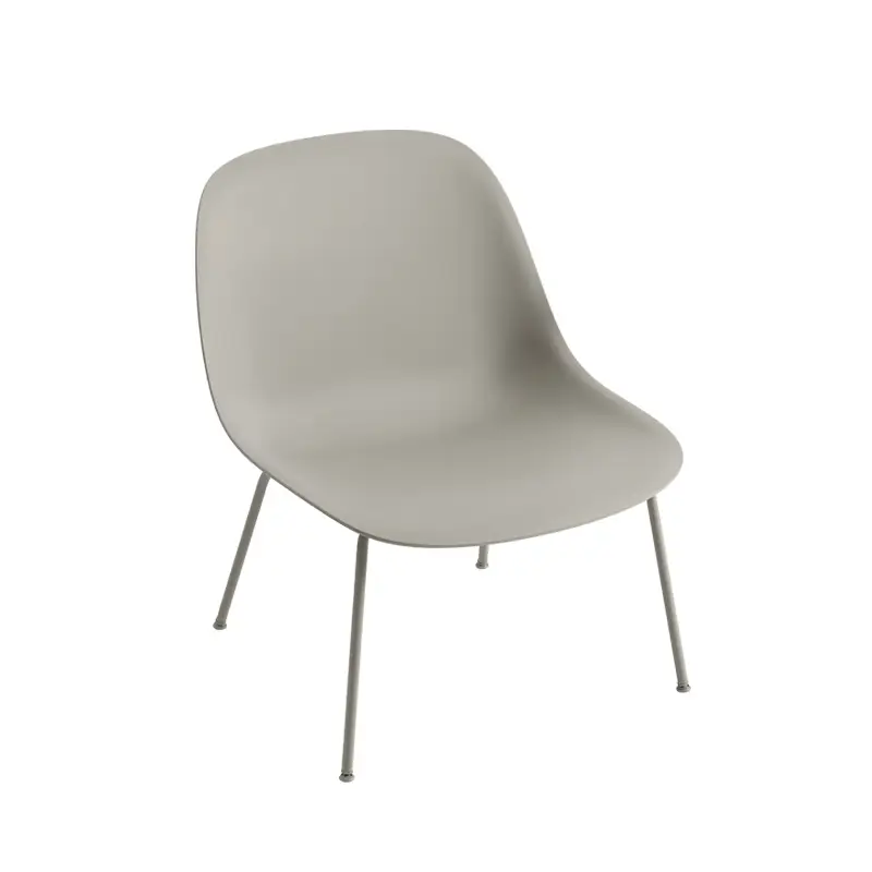 Vente Flash Fauteuil FIBER LOUNGE pieds acier GrisMUUTO
